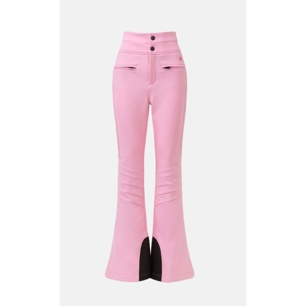 Perfect Moment Aurora Ski Pants Pink Black High Waist Flare Women Sz S